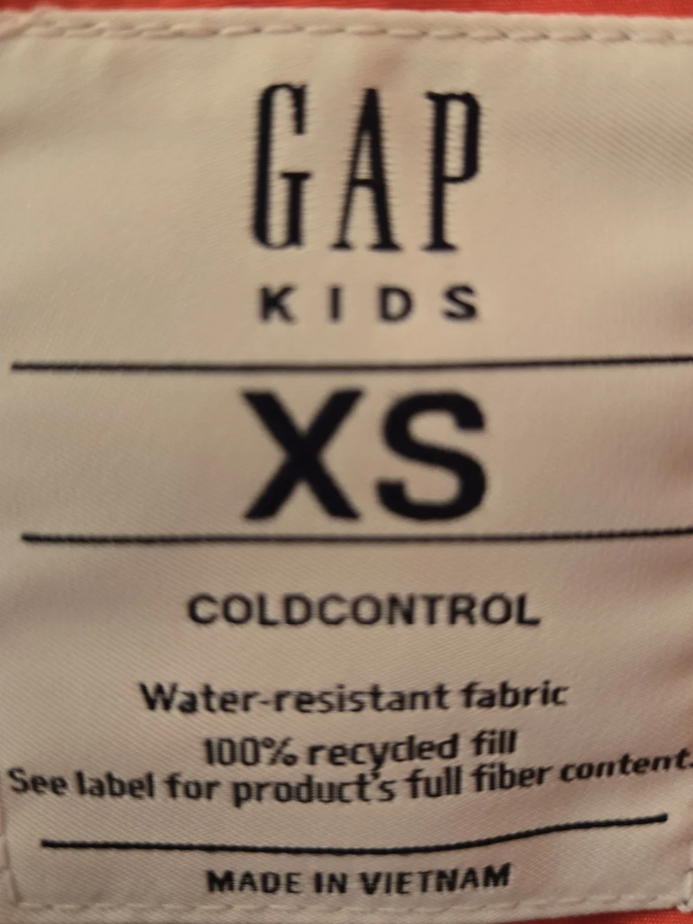 Gap Kids Puffer Vest - Red - XS